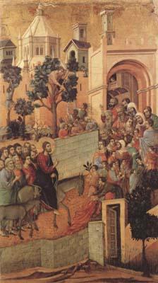 Duccio di Buoninsegna Christ Entering Jerusalem (mk08) Germany oil painting art